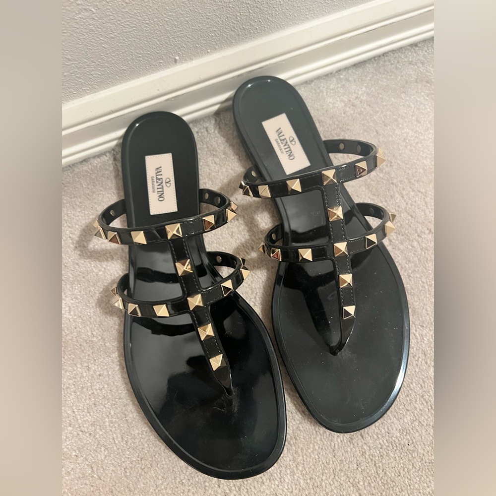 Valentino Rock Stud Sandals Size 40